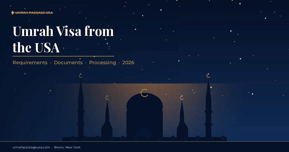 Umrah visa requirements from the USA — passport and travel documents